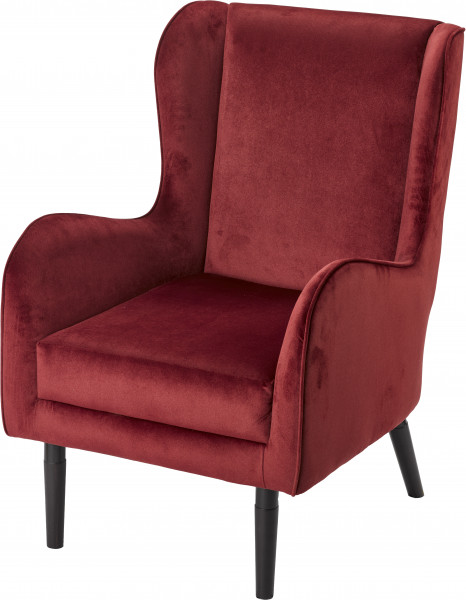  Füße in Wenge & Bezugsstoff Etna 0446 Bordeaux